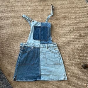 Denim Overall Dress